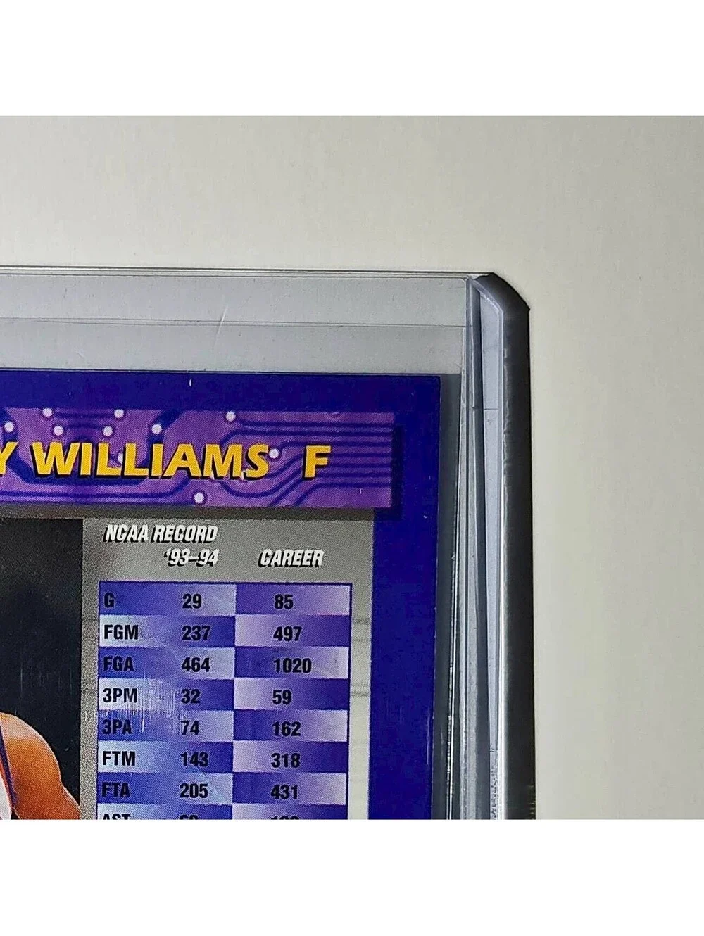 Monty Williams Rookie 1994-95 Topps Finest #244 Card